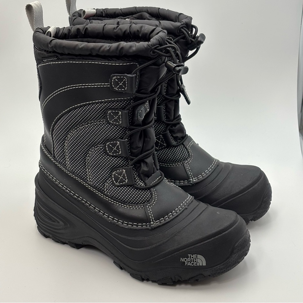The‎ North Face Alpenglow IV Insulated Waterproof Pac Black Winter Boots Size 2